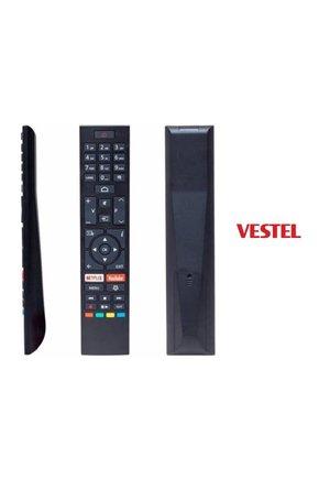 Vestel İle Uyumlu Netflix Youtube Tuşlu Televizyon Kumandası