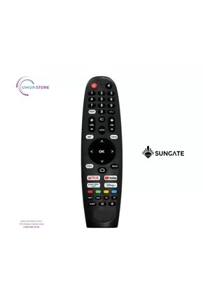 Sungate İle Uyumlu SG-A5570 Android Tv Kumanda-Mikrofonsuz