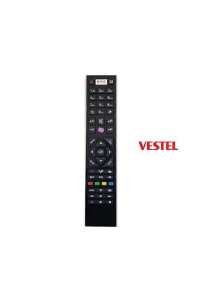 Vestel İle Uyumlu Netflix ve Mor Tuşlu Led Televizyon Uzaktan Kumanda