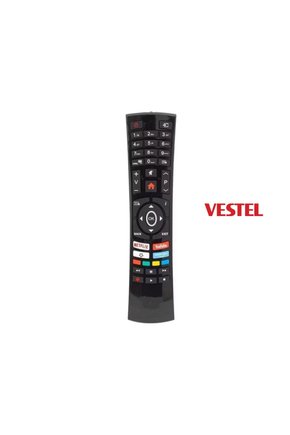 Vestel İle Uyumlu Netflix Youtube Prime Video Tuşlu Televizyon Kumandası