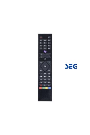 Seg İle Uyumlu Mor Tuşlu Netflix Lcd Led Televizyon Uzaktan Kumandası