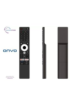 Onvo İle Uyumlu Model 65OVF9250UQ Smart Tv Kumanda-Mikrofonsuz