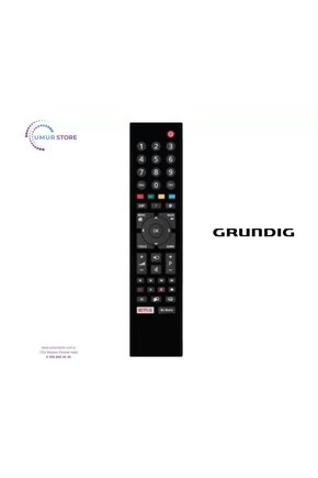 Grundig İle Uyumlu Toronto 55 CLE 6645 AL Smart Led Tv Kumandası