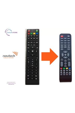 Navitech İle Uyumlu Led Tv Kumandası