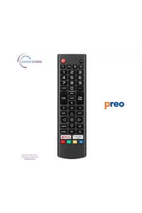 Preo İle Uyumlu Webos Tv Kumandası-Mikrofonsuz