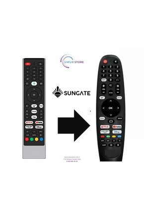 Sungate İle Uyumlu Hiking Smart Tv Kumandası
