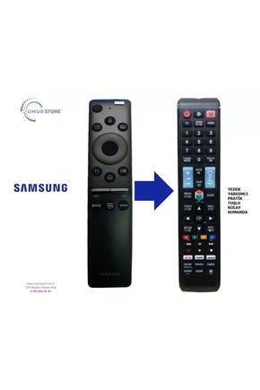 Samsung İle Uyumlu 55TU8500 4K Smart LED Tv Yedek Kumanda