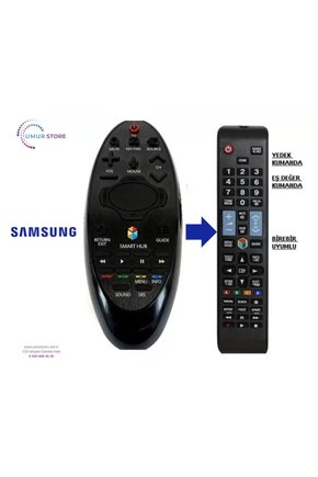 SAMSUNG İle Uyumlu Sihirli Air Mouse Smart TV Yedek Kumandası