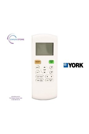 York Mastergold MLKB09FS-JAA Uyumlu Klima Kumandası