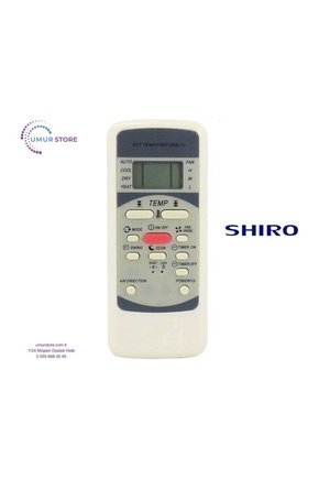 Shiro SHK-18 HR Klima Kumandası