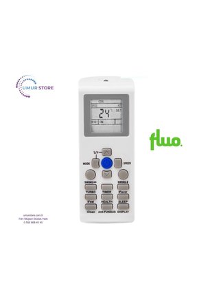 Fluo YKR-P002E Uyumlu Klima Kumandası