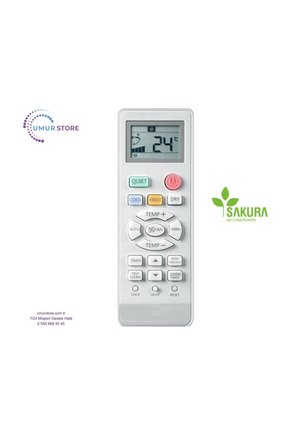 Sakura Arashi SAC18U Uyumlu İnverter Klima Kumandası