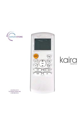 Kaira RG57A16BGEF Uyumlu İnverter Klima Kumandası