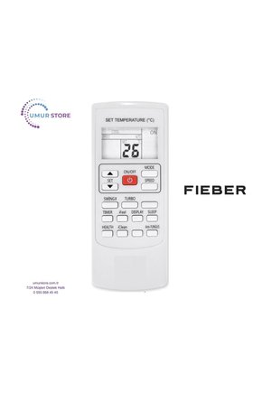 Fieber FBR09DTR32A Uyumlu Klima Kumandası