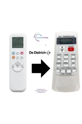 De Dietrich Clim’Up Inovent 12 Uyumlu Klima Kumandası