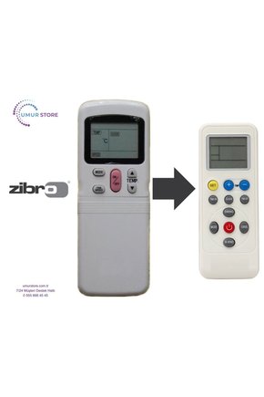 Zibro Klima Kumandası – Eşdeğer