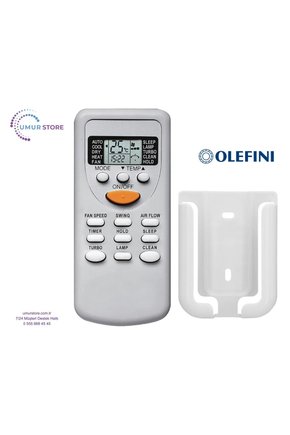 Olefini OLE-09DCW Uyumlu Klima Kumandası