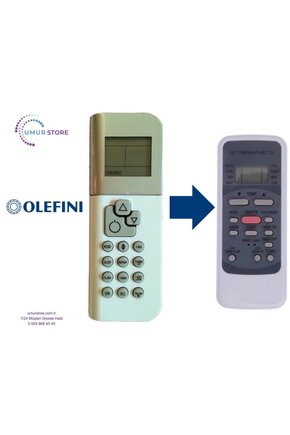Olefini RG19B E Klima Kumandası –Eşdeğer