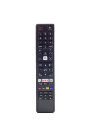 Weko Kl Toshıba Ct-8053 Netflıx Tuşlu Siyah Lcdled Tv Kumanda (ct-8053-h74856008053x)