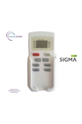 Sigma Comfort Klima Kumandası -Duvar Askı Aparatı Hediyeli
