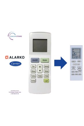Alarko Flair Eşdeğer Klima Kumandası