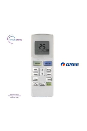 Gree GWH24YE-K6 Uyumlu Klima Kumandası