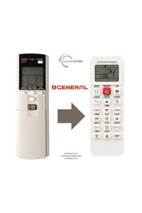 General Fujitsu AR-DL6 Klima Kumandası