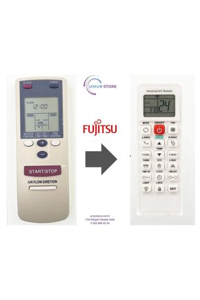 Fujitsu General AR-BB9 Uyumlu Klima Kumandası