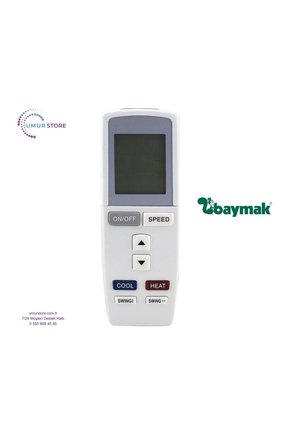 Baymak Elegant Prime 18 Uyumlu İnverter Klima Kumandası