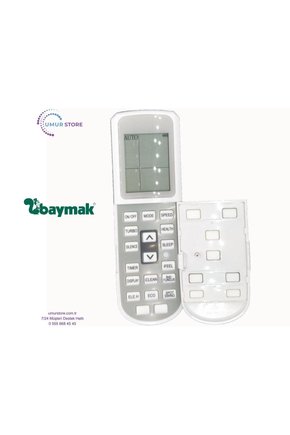 Baymak YKR-L201E Uyumlu Klima Kumandası