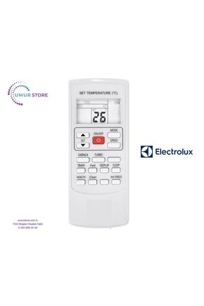 Electrolux EXP26U338CW Uyumlu Mobil Portatif Klima Kumandası