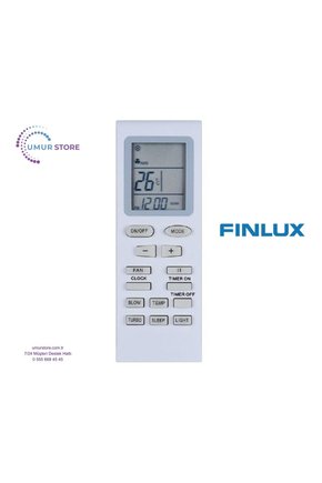 Finlux YB1F-2F Uyumlu Klima Kumandası