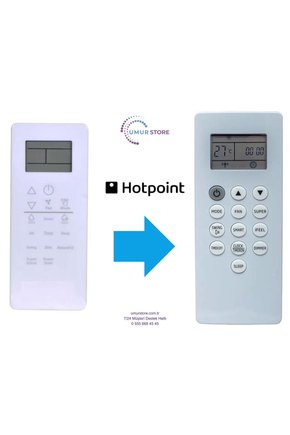 Hotpoint DG11P1-04 Uyumlu Klima Kumandası