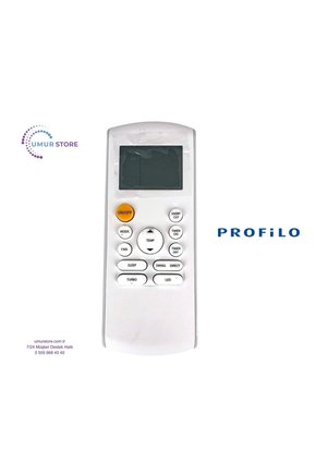Profilo E-Nr P1ZMI1800103 Uyumlu Klima Kumandası
