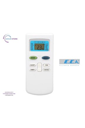 E.C.A. Ecotech ESA2109A110 Uyumlu Klima Kumandası