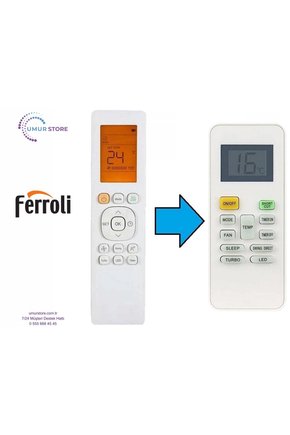 Ferroli Giada Uyumlu Klima Kumandası