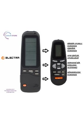 Electra RC-4 HL Uyumlu Klima Kumandası