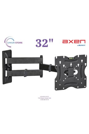 32 inç AX32HMLN-A14S  22- 49 Lcd Led Televizyon Monitör Hareketli Duvar Askı Aparatı