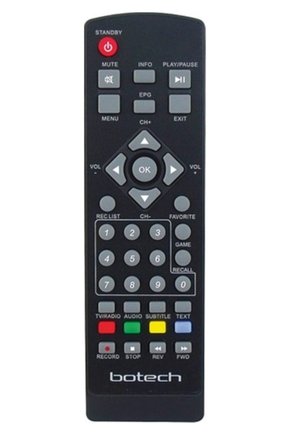Botech -7200 Fta Kayıtlı Uydu Kumanda