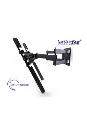 Next YE-50020GFSG5 50 127 Ekran Uyumlu Lcd Led TV Çift Kollu Hareketli Duvar Askı Aparatı