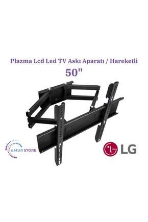 LG 50UT81006LA 4K Smart 50 4K 126127 Ekran Lcd Led TV Hareketli Duvar Askı Aparatı