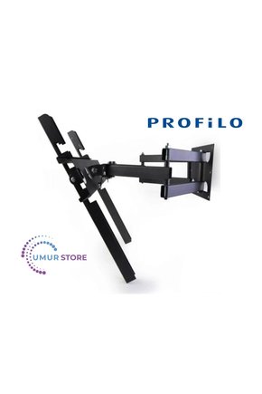 Hi-Level Hl50fmn40350 126 Ekran Uyumlu Lcd Led TV Çift Kollu Hareketli Duvar Askı Aparatı