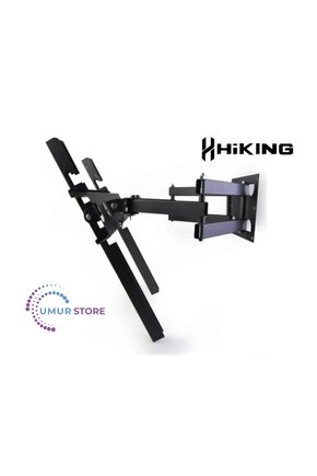 Hiking 55HS24000 55 İnç 4K UHD Smart Uyumlu Lcd Led TV Çift Kollu Hareketli Duvar Askı Aparatı