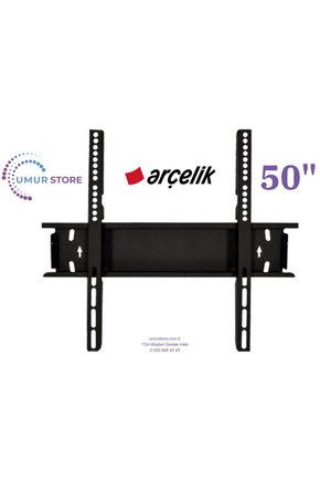 Arçelik 7 Serisi A50 D 790 B  50 4k 42, 43, 49, 50 Uyumlu Lcd Led TV Sabit Duvar Askı Aparatı