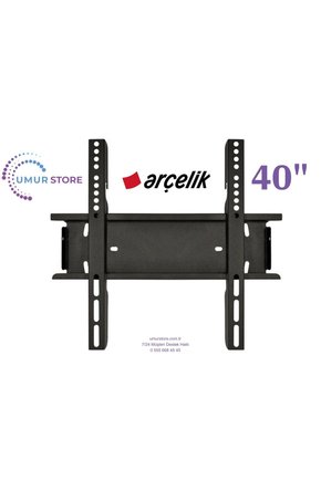 Arçelik 6 Serisi A40 D 695 B 40 Fhd Smart 32, 39, 40 Uyumlu Lcd Led TV Sabit Duvar Askı Aparatı