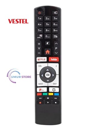 Vestel RC4319 H0362B Muadil LCD LED TV Kumanda