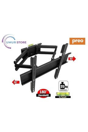 Pr50dab540 50 Fhd Webos Smart 32- 55 inç Çift Kollu Hareketli Lcd Led Tv Askı Aparatı