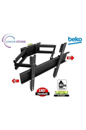 B50 C 865 B 4k 50 Smart 32- 55 inç Çift Kollu Hareketli Lcd Led Tv Askı Aparatı