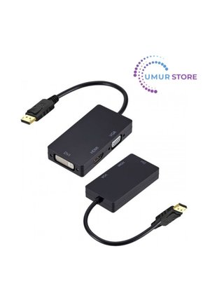 Displayport DVI HDMI VGA Çevirici Displayport HDMI DVI VGA Çevirici