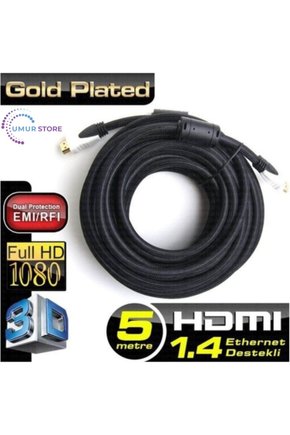 5mt Hdmi v1.4 3d led-lcd-ps3 Kablo